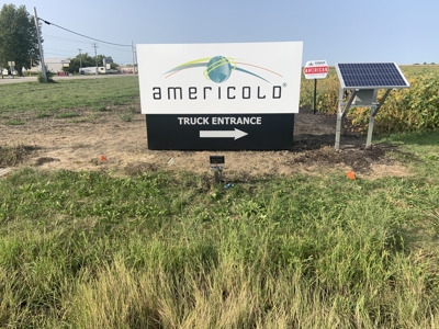 Americold Post and Panel Signs Photo